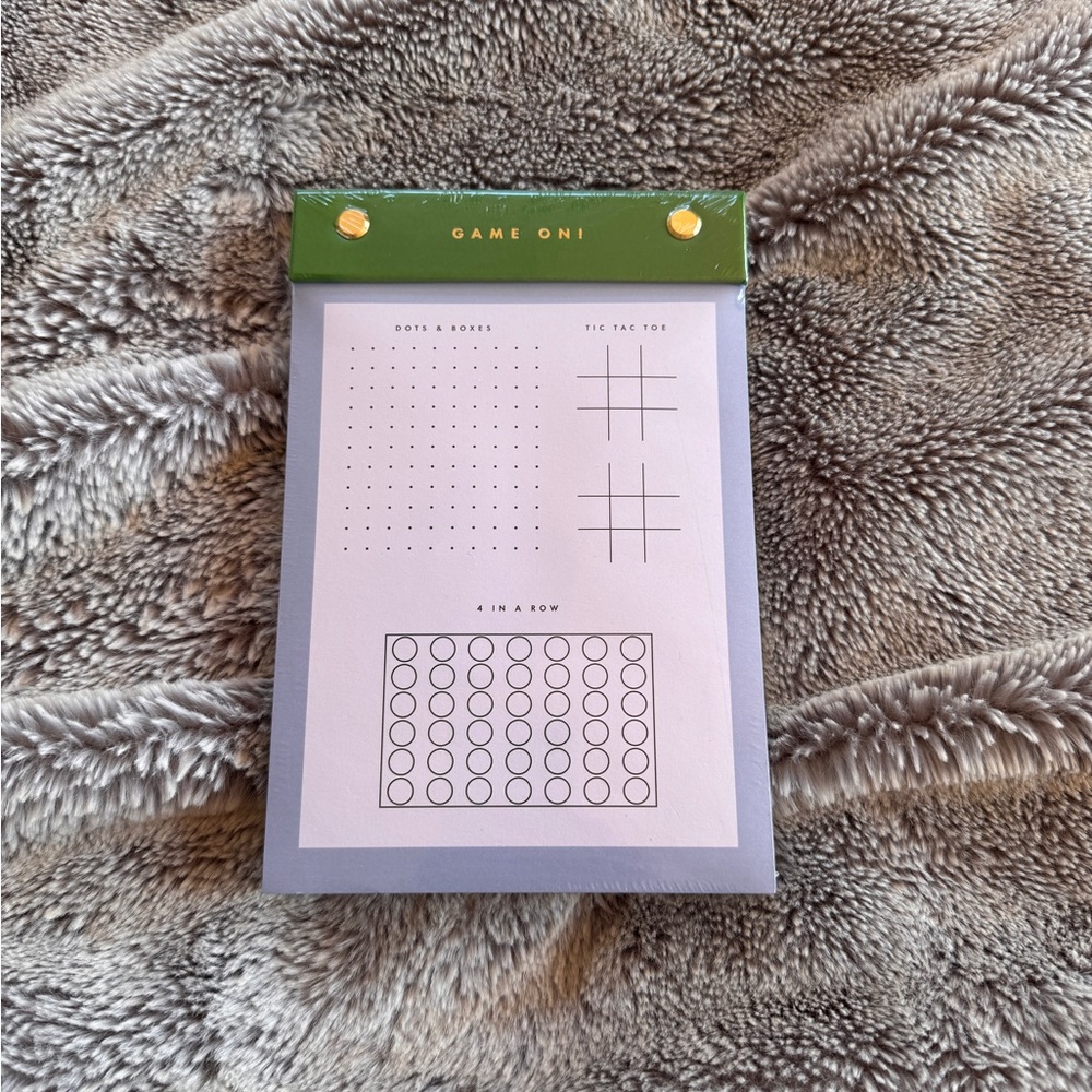 🎯 Kate Spade x Target Game Pads Tic Tac Toe Dots Connect 4